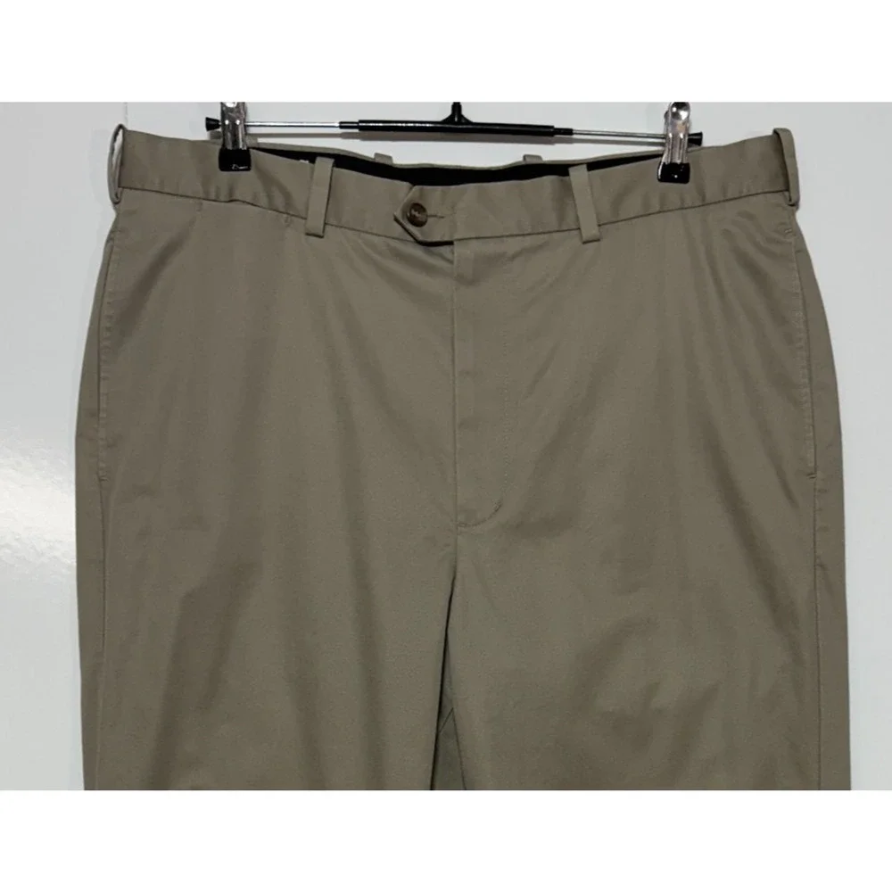 John Nordstrom Pants Mens 38X30 Gray Supima Smartcare Wrinkle Free Actual 38X31 - Picture 5 of 8